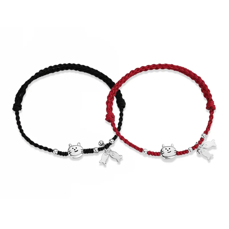 Muyan Alloy Kitten Fish Bracelet Unisex-11
