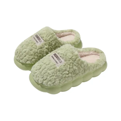 Yalu Plush Warm Cotton Slippers Winter Indoor Home Use Bedroom Slip-Resistant Winter Fuzzy Slippers Shoes Winter All