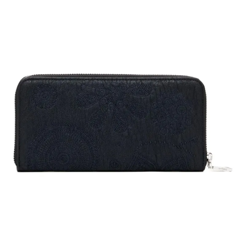 Desigual Polyurethane Wallet Tubas Women's Black-2