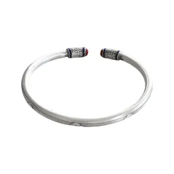 CUTE DAME S999 Sterling Silver Bracelets Women's Silver