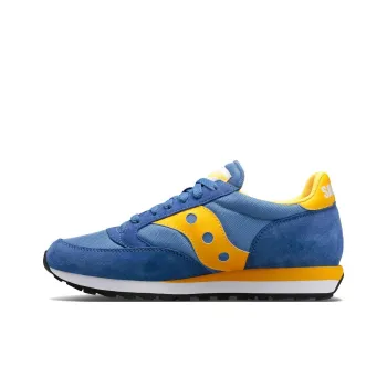 Saucony Jazz 81 Anti Slip Wear Resistant Low Top Running Shoes Men's Blue Yellow