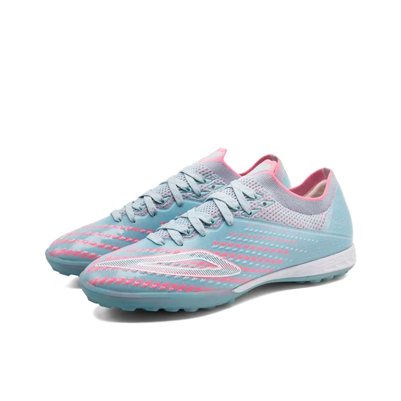 Keliqee Soccer Shoes Unisex Low Top Aqua-1