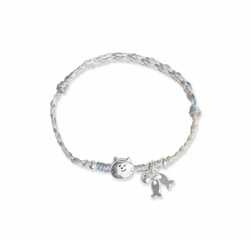 Muyan Alloy Kitten Fish Bracelet Unisex-5