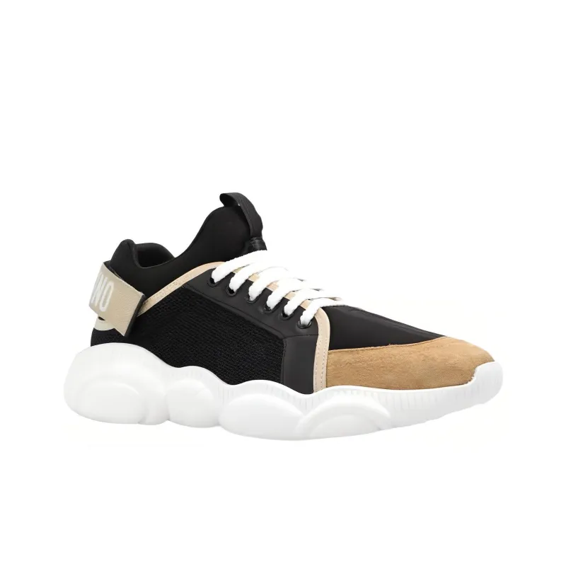 MOSCHINO Teddy Bear Panelled Trainers-2