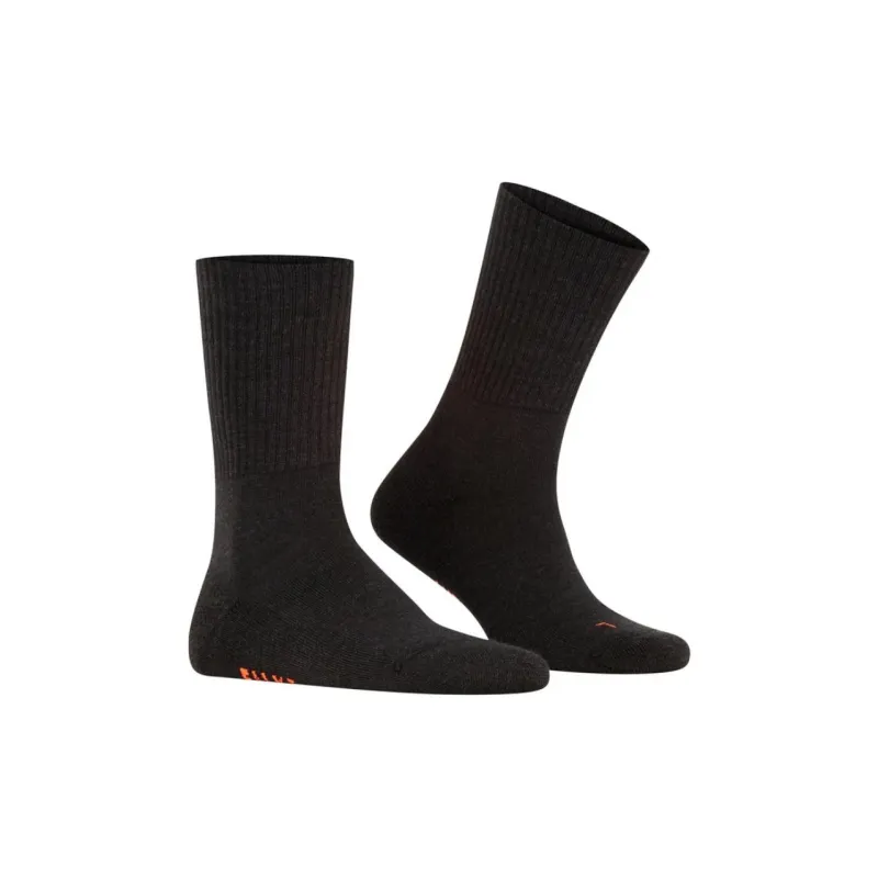 FALKE Mid-Calf Socks Men's 1 Pack Dark Gray-1