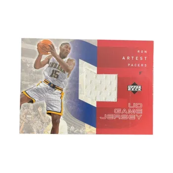 UPPER DECK 2002 Americana Ron Artest Pacers Artest Competition Jersey Cut Player Card Product Access Sports Cards 1 Pc