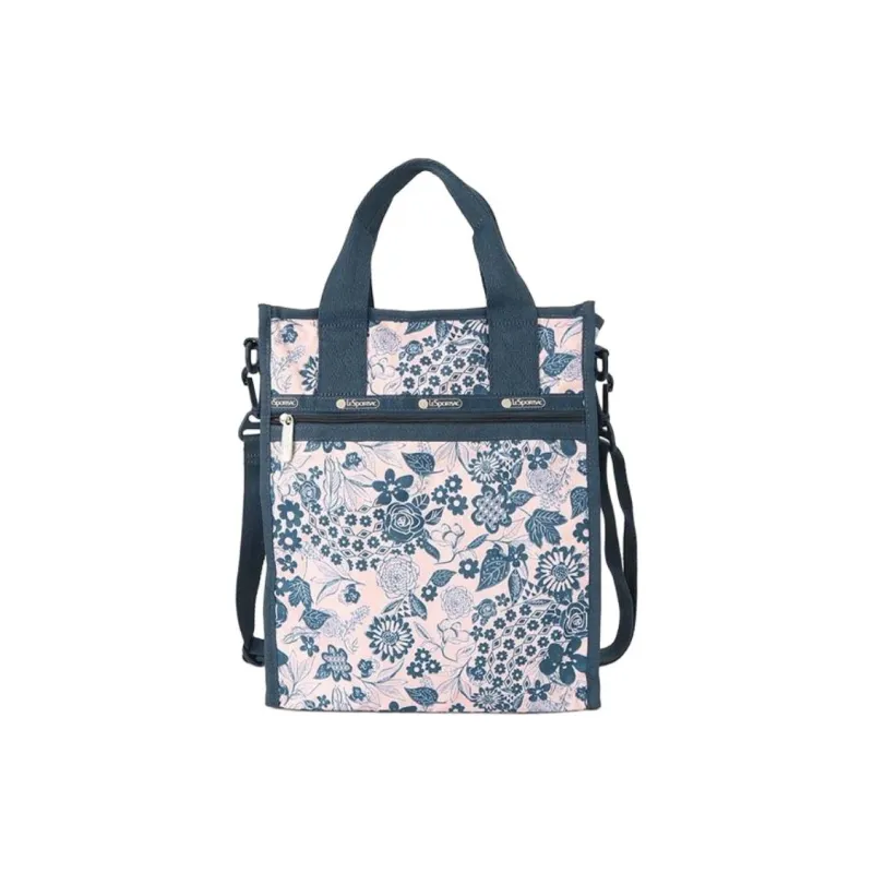 LeSportsac Nylon Shoulder Bag Crossbody Bag Handbag Women's Pink & Blue-1
