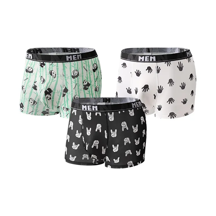 Qiao Ni Tong Underpants Men's 3 Pack-0