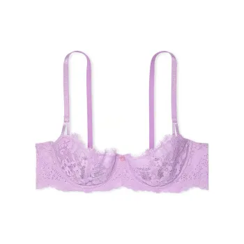 Victoria's Secret Dream Angels Wicked Unlined Lace Balconette Bra/SL Bra Women's Light Purple