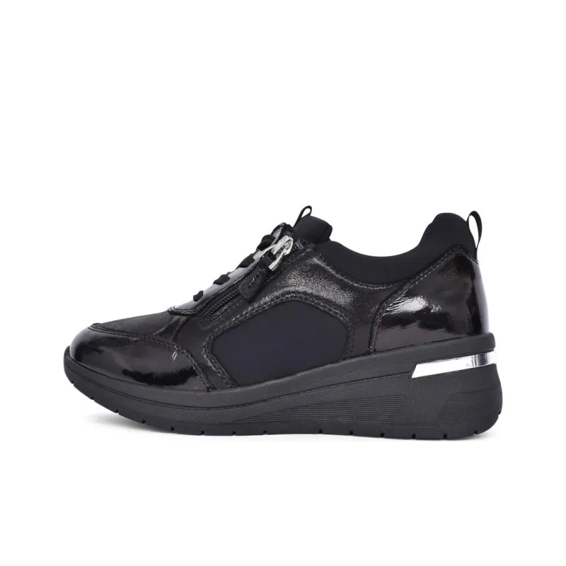 CAPRICE Low Top Casual Shoes Women's Black-0