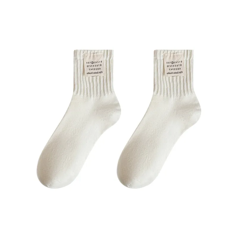 Lan Miao Unisex Mid Calf Socks-0