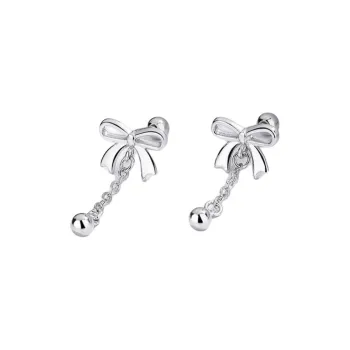 Stone Edge Poly 999 Fine Silver Sterling Silver Hoop Earrings Women's