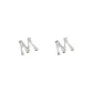 Letter M 1 Pair Eh-2780.ebM