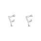 Letter F 1 Pair Eh-2780.ebF