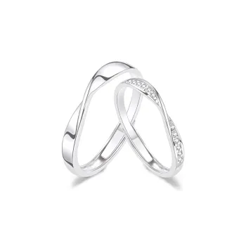 FORCHI Sterling Silver Rings Unisex Silver
