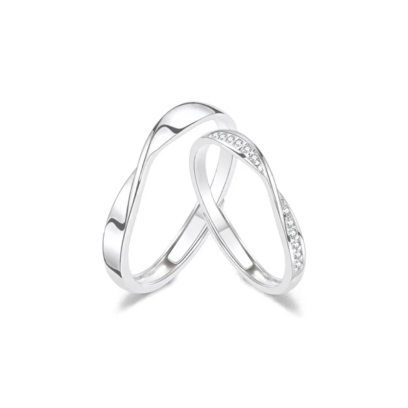 FORCHI Sterling Silver Rings Unisex Silver-0