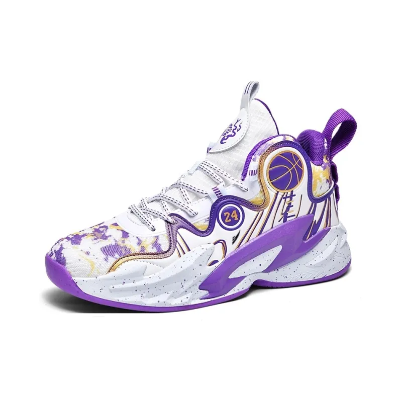 Kuding Cushioning Wear-Resistant High-Top Basketball Shoes Unisex-1