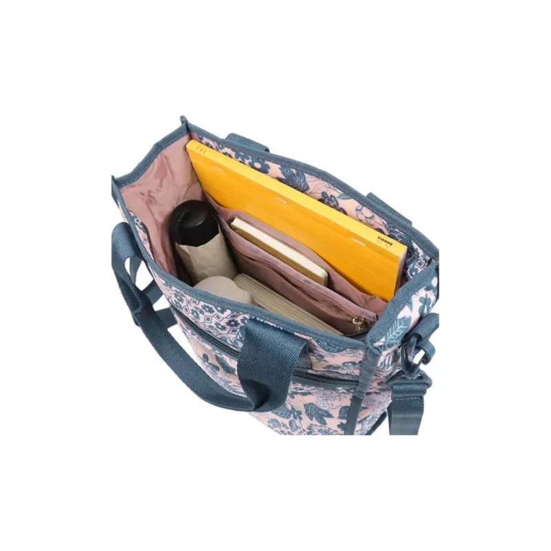 LeSportsac Nylon Shoulder Bag Crossbody Bag Handbag Women's Pink & Blue-4