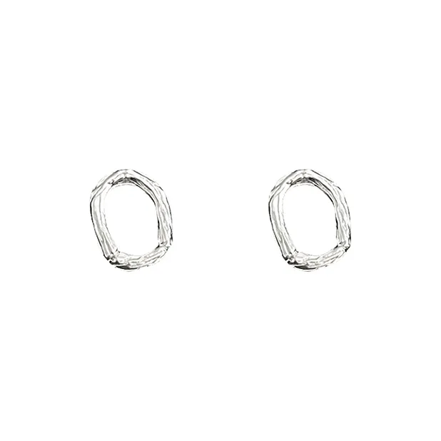 EAR PARTNER Copper Stud Earrings Unisex-17