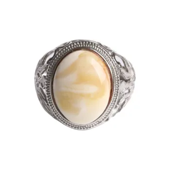 Ou Said Jewelry Amber Beeswax Rings Unisex