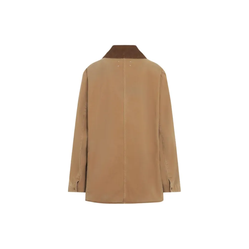 Maison Margiela Jackets Coats Men's Ochre Brown-1