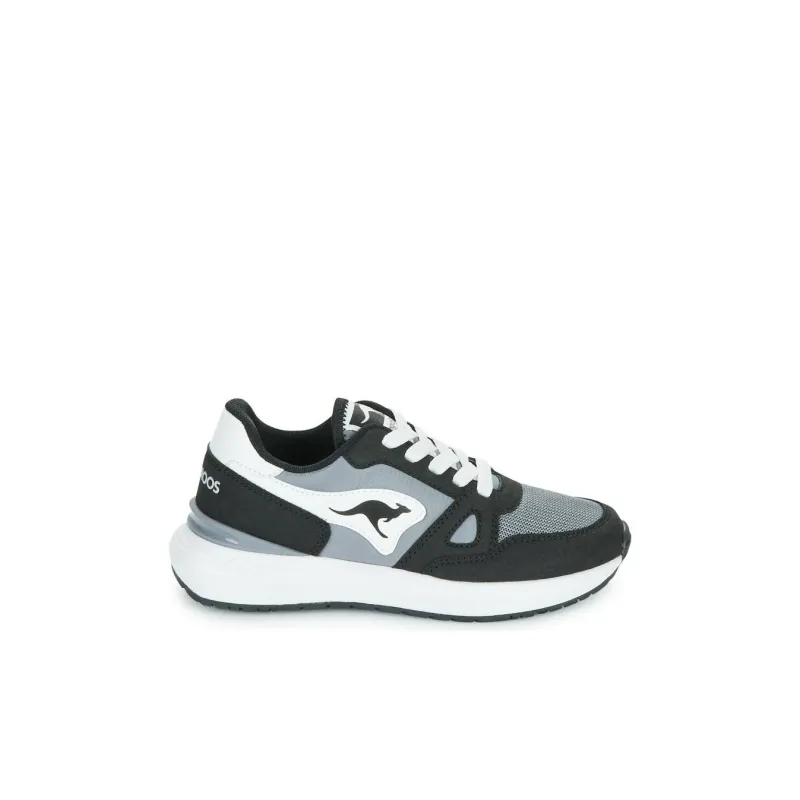 KangaROOS Kids Lifestyle Shoes Black/Gray/White Teenagers-1