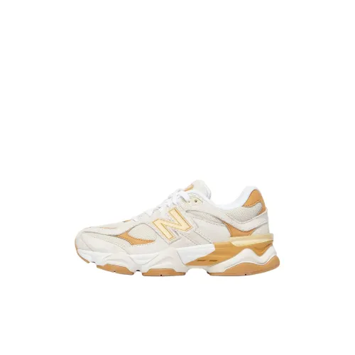 New Balance NB 9060 Anti Slip Wear Resistant Low Top Kids' Running Shoes Beige Brown Kids'