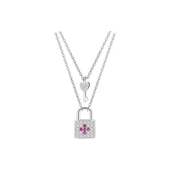 CARAT'S DIARY S925 Silver Collarbone Chain Necklace Women's