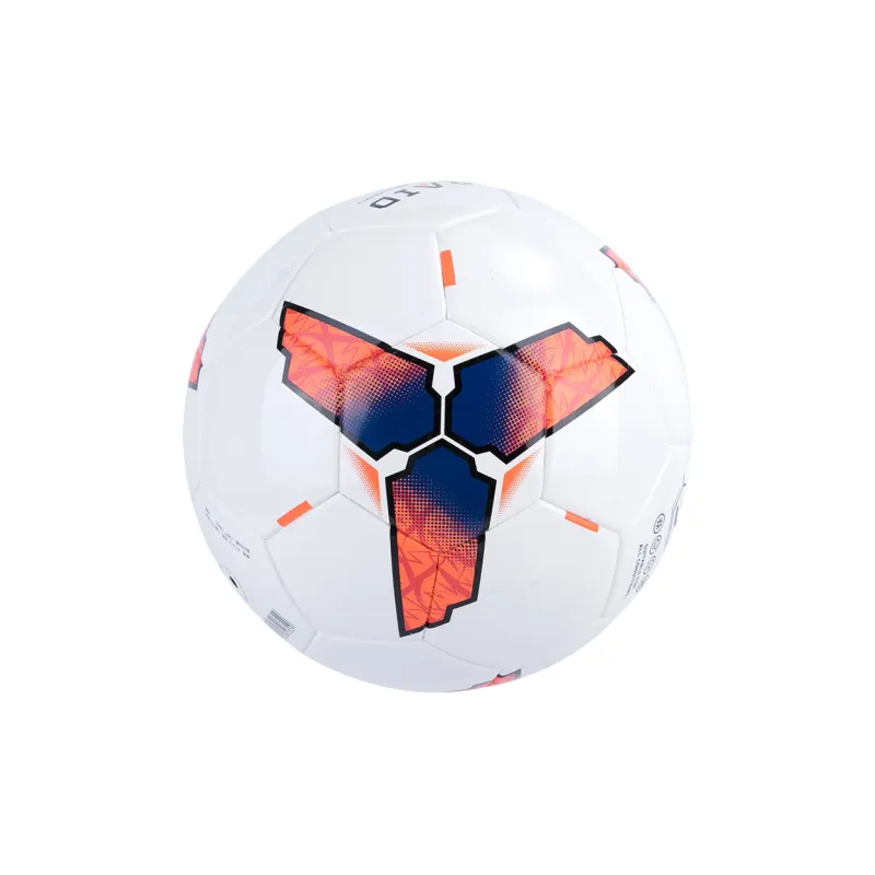 Deli Size 5 Soccer TPU Machine Stitched Soccer Ball Unisex White-5
