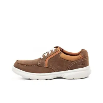 Clarks Bradley Vibe Low-Top Casual Shoes Men's Tan