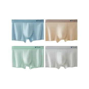 H YXIANG Underpants Men's 4 Pack Mixed Color