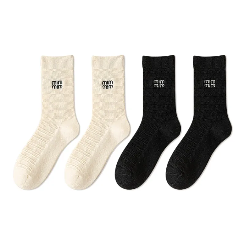 JIAZINI Mid Calf Socks Women's Combo Set-10