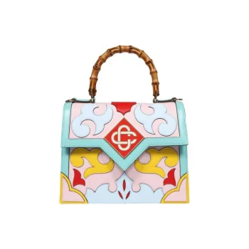 CASABLANCA Calfskin Shoulder Bag Crossbody Bag Handbag Women's Multicolor