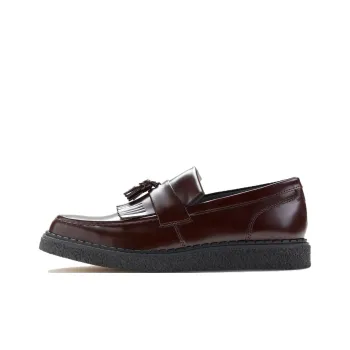 George Cox x FRED PERRY Loafers Men's Deep Red