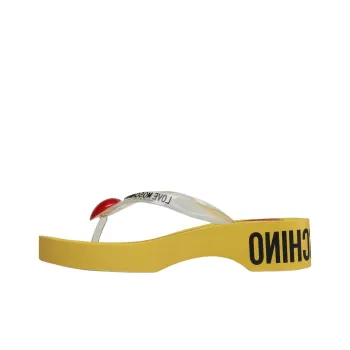 MOSCHINO Flip Flops Women's Yellow
