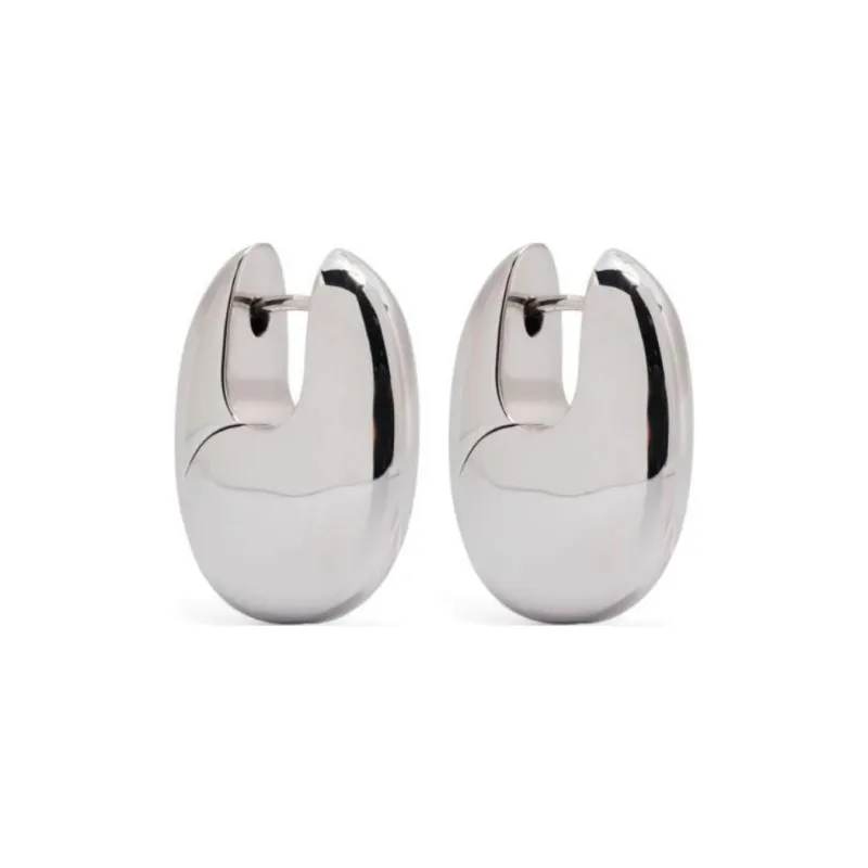 TOM WOOD Medium Pebble Earrings-0