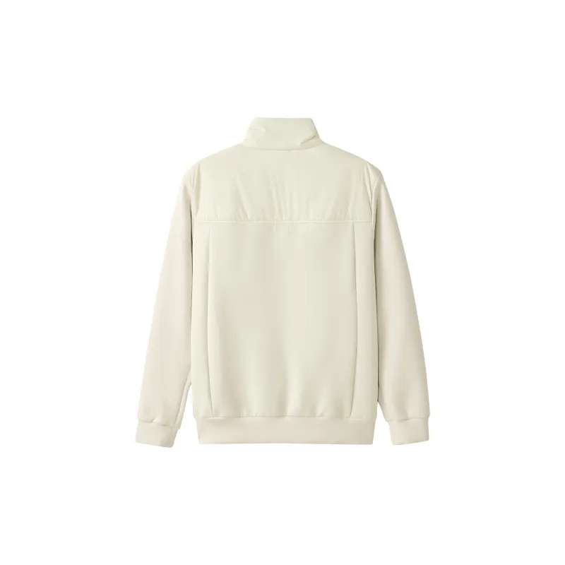 Skechers Yazhuan Series Jackets Coats Men's Almond Milk White-1