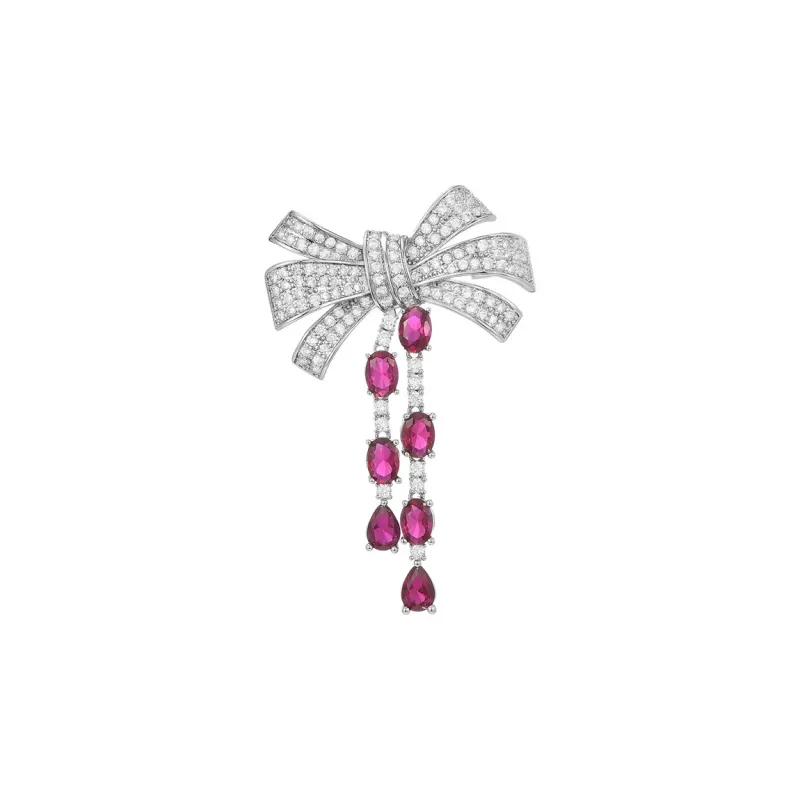 Marco Bizzarri Alloy Brand Luxury Jewelry Fashion Elegant Breast Flower Accessories Anti Flash Pin Accessories Women's-0
