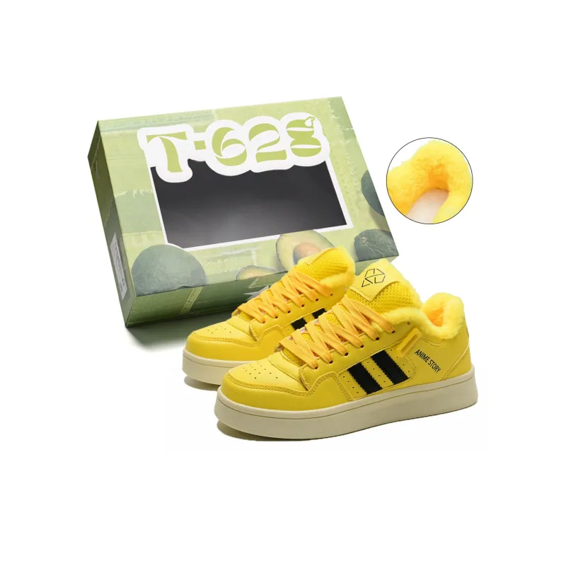 T628 Puffy Shoes, Box Included Slip Resistant, Abrasion Resistant, Lightweight Low Top Skateboard Shoes Unisex-46