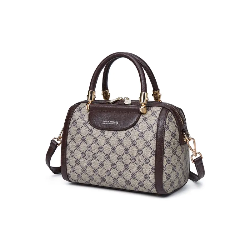 SANTA BARBARA POLO & RACQUET CLUB PVC Boston Bag Shoulder Bag Regular Women's Gray-1