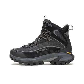 MERRELL MOAB SPEED 2 Water-Resistant Wear-Resistant Slip-Resistant Short Outdoor Boots Women's Black