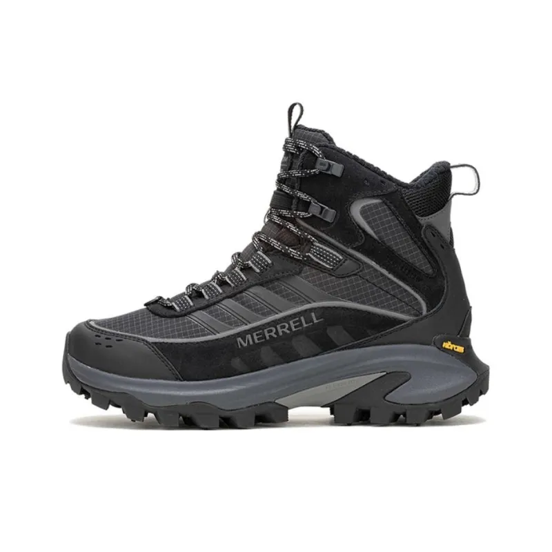 MERRELL MOAB SPEED 2 Water-Resistant Wear-Resistant Slip-Resistant Short Outdoor Boots Women's Black-0