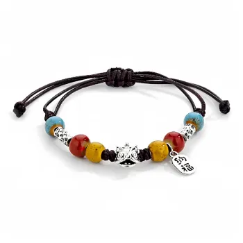 CANDY PLANET Colored Glaze Bracelets Unisex