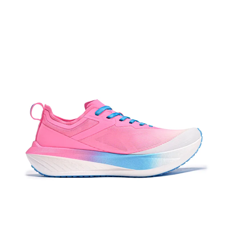 LEBUZHE Low Top Running Shoes Unisex Cherry Blossom Pink Sky Blue Mismatched-2