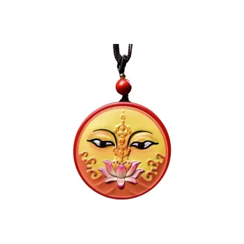 Stone On The Line Cinnabar Pendants Unisex