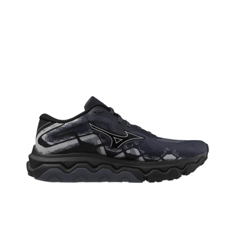 Mizuno Wave Horizon 7 Anti Slip Wear Resistant Low Top Casual Running Shoes Men's Black-1