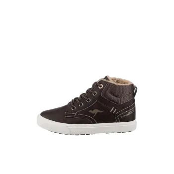 KangaROOS Anti Slip And Wear Resistant Warm Mid Top Kids Lifestyle Shoes Tan Children Aged 3 7 Years Old