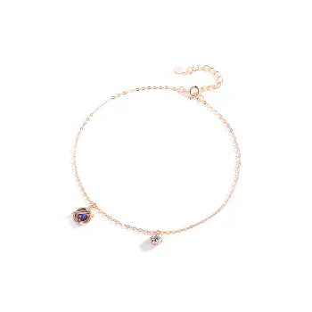 Xuanman S925 Silver Anklets Women's