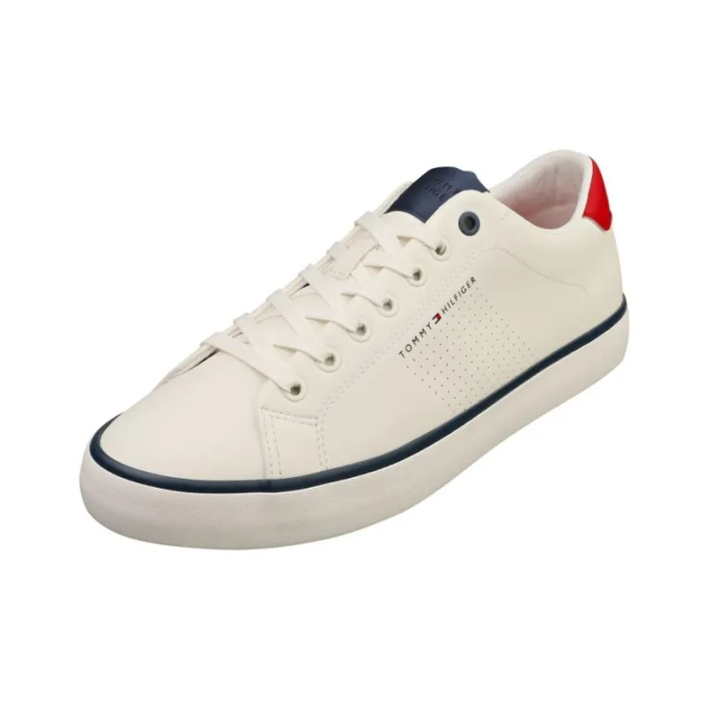 Tommy Hilfiger Core Slip Resistant Low Top Skateboard Shoes Men's Ecru-2