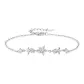 925 Sterling Silver, Starlight Snowflake Bracelet